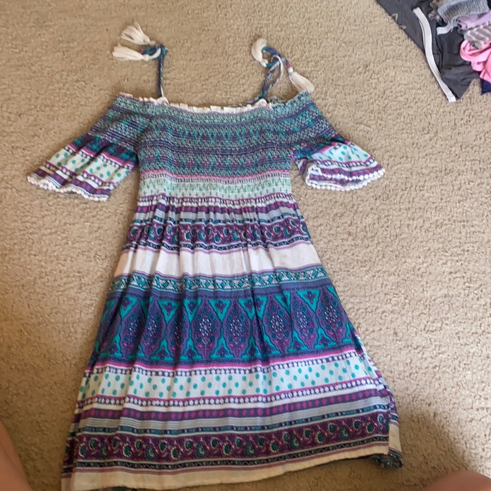 multi colored and patterned dress from kohl’s